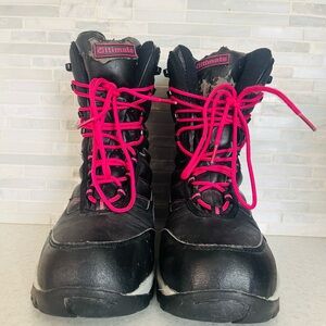 Latinate snowmobile/ice fishing boot